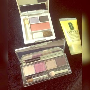 Clinique bundle of 2 palettes and lotion